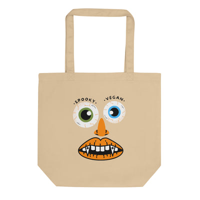 Tote Bag - Spooky Vegan Face!